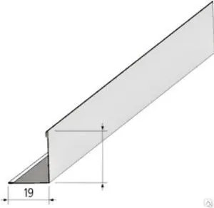 Угол пристенный сталь 19х19  Албес (70)
